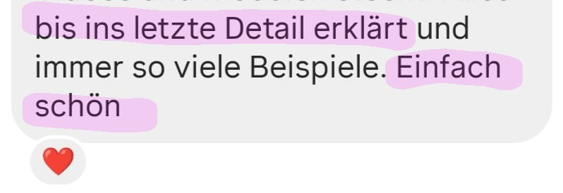 WhatsApp-Nachricht einer Mama