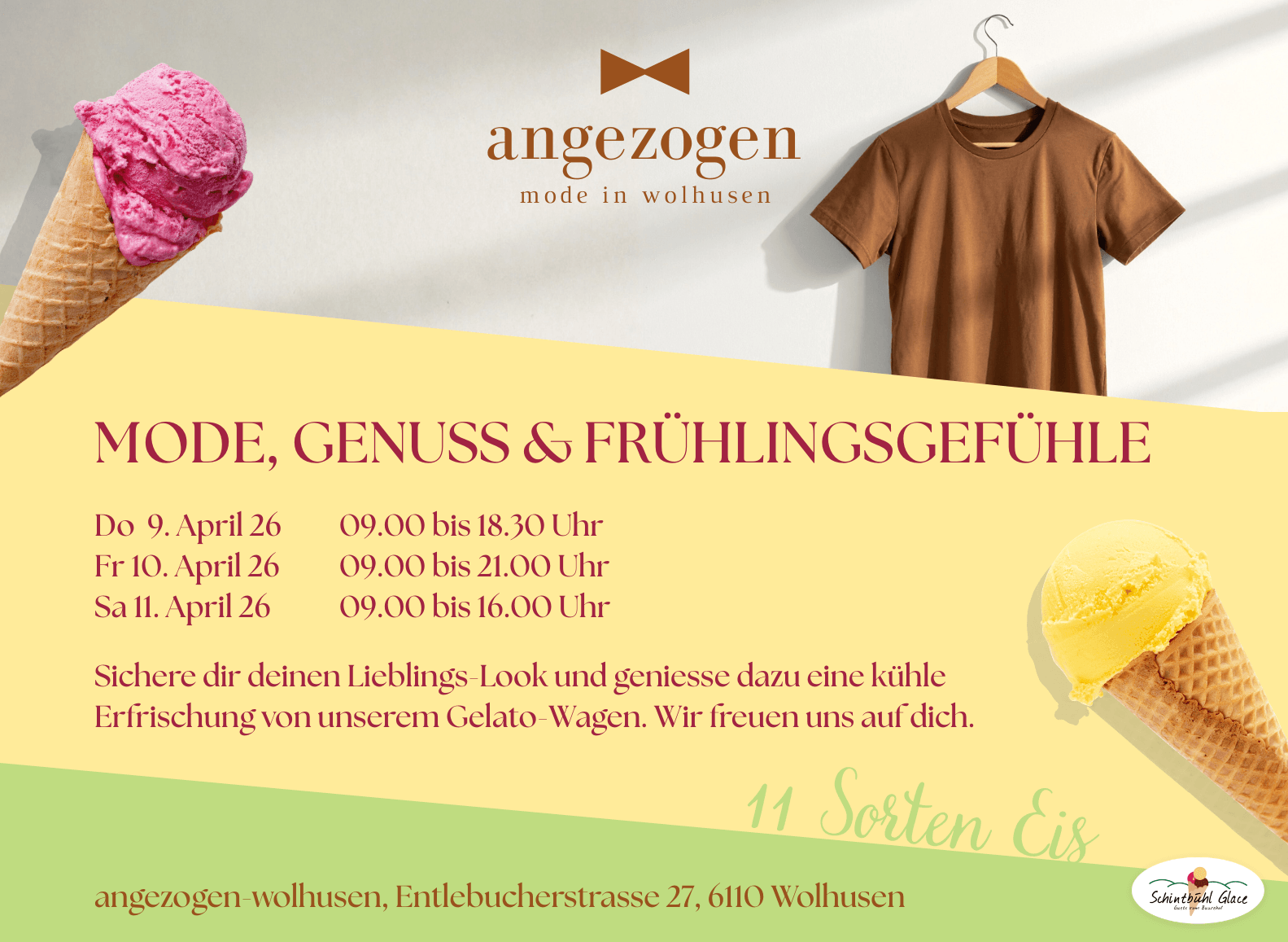 Mode, Genuss & Frühlingsgefühle