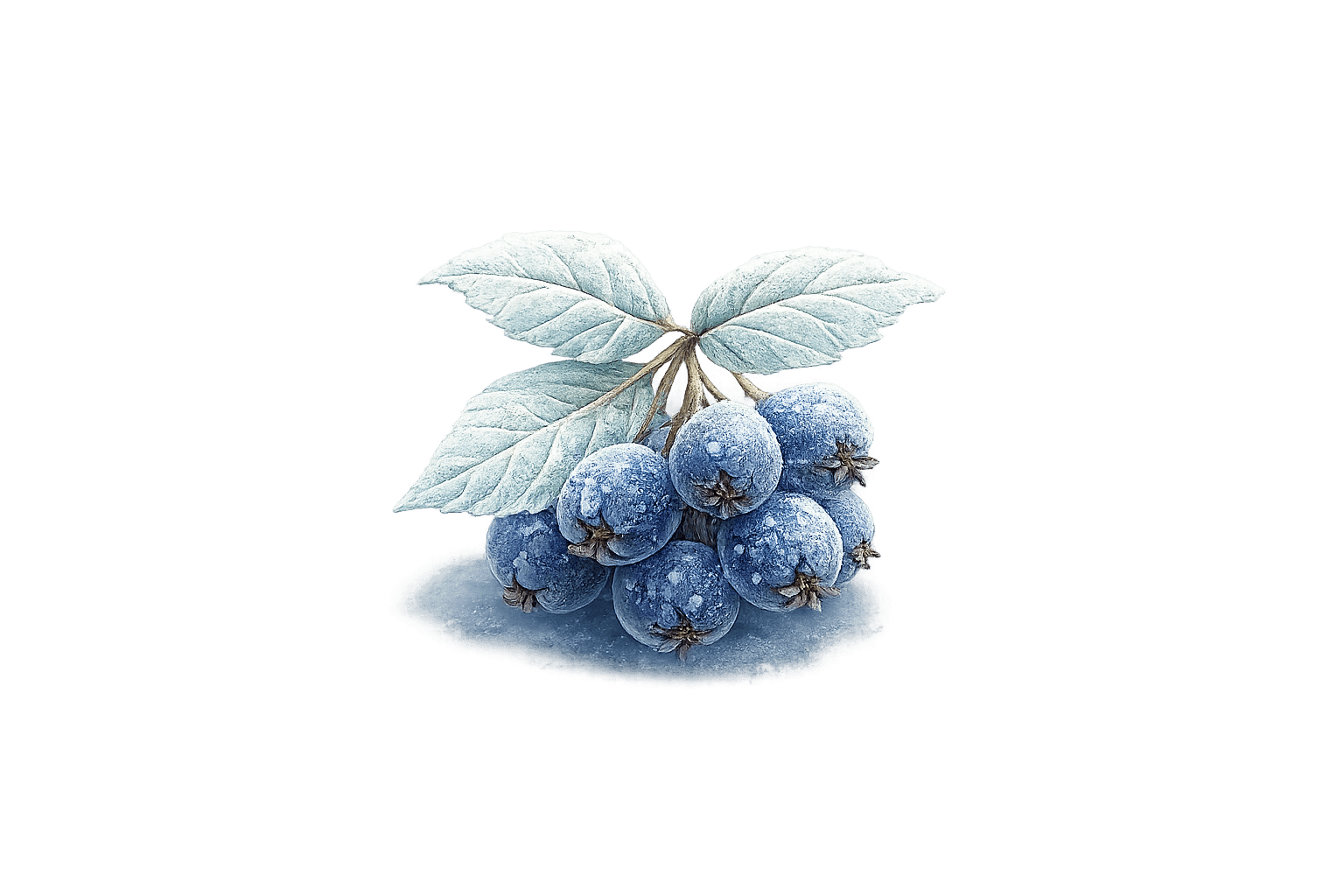 Frostbedeckte Beere – Link zur Leuchtenden Durchsage