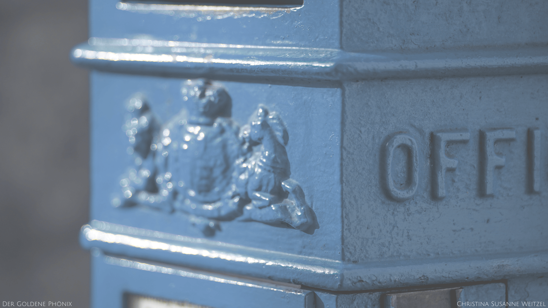 Eine sich reckende  schwarze Katze mit Blick auf den Betrachter gerichtet als Hüterin der Seite.