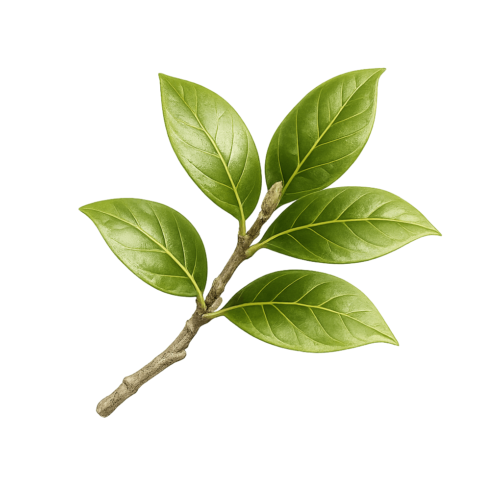 Efeublatt als Symbol für Vertiefung