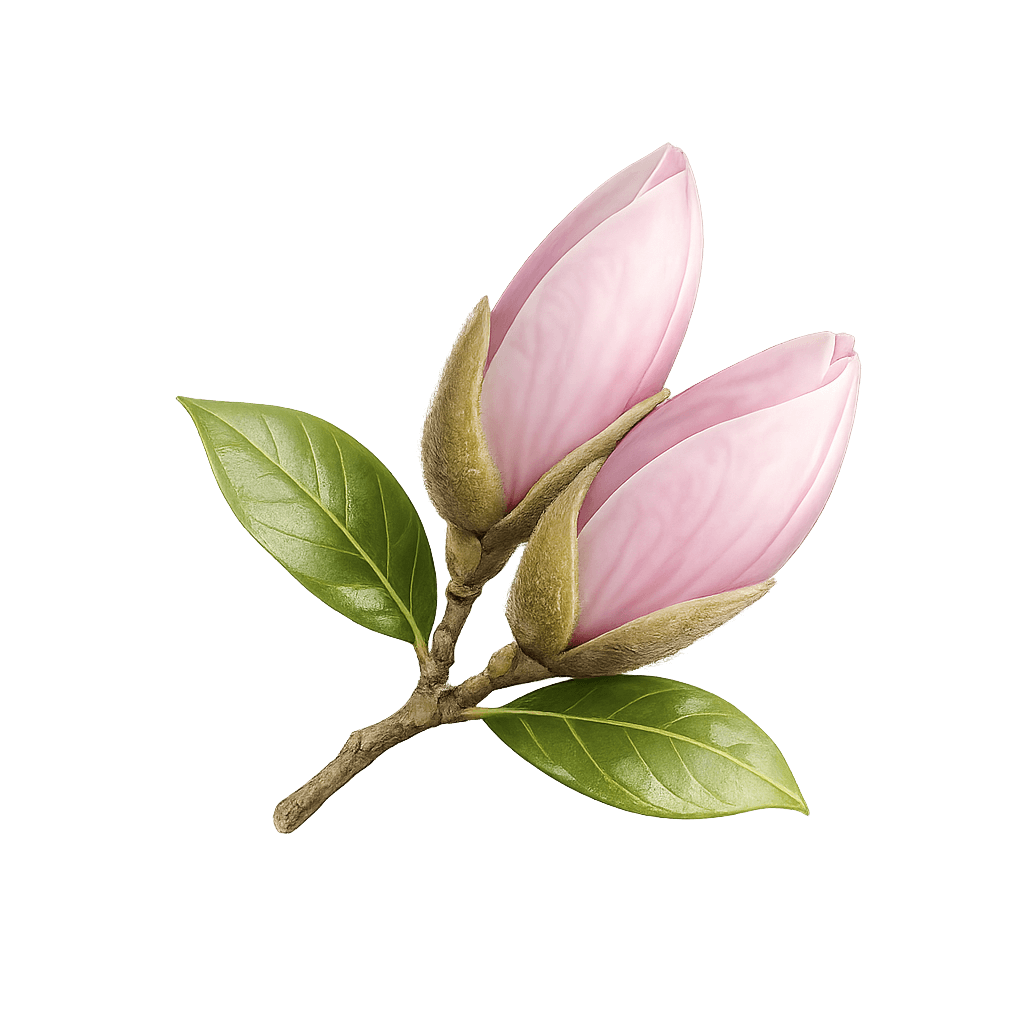 Magnolienblüte als Link