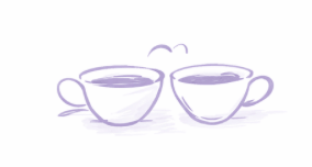 Ein Kirschzweig von rechts nach links in das Bild ragend