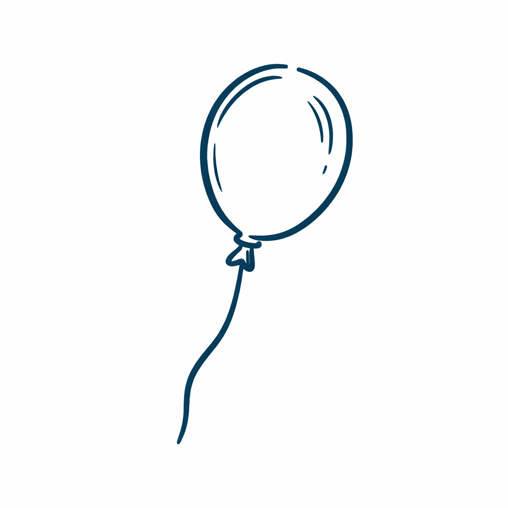 Luftballon als Bewegung in die nächste Möglichkeit.