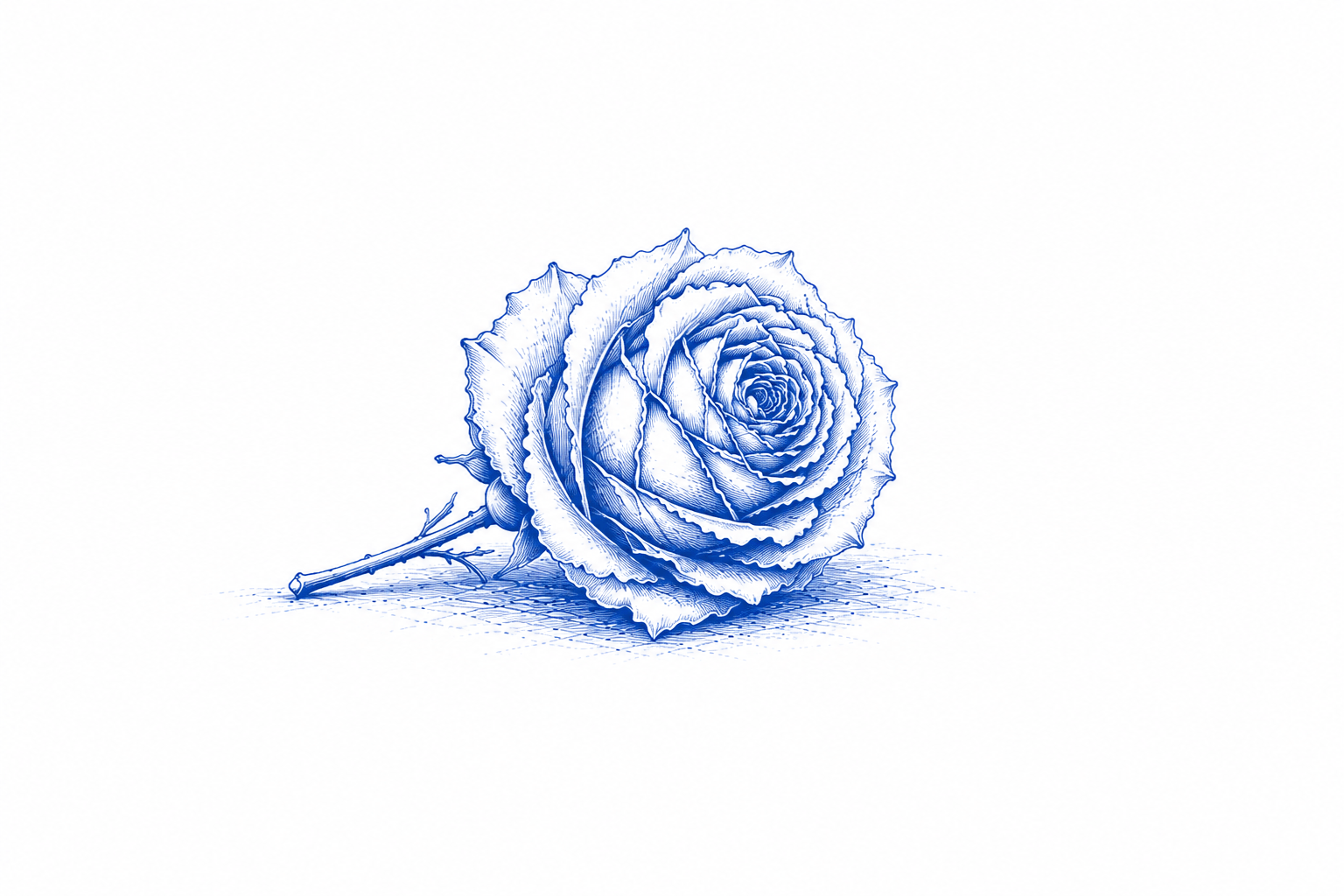 Rose auf dem Weg