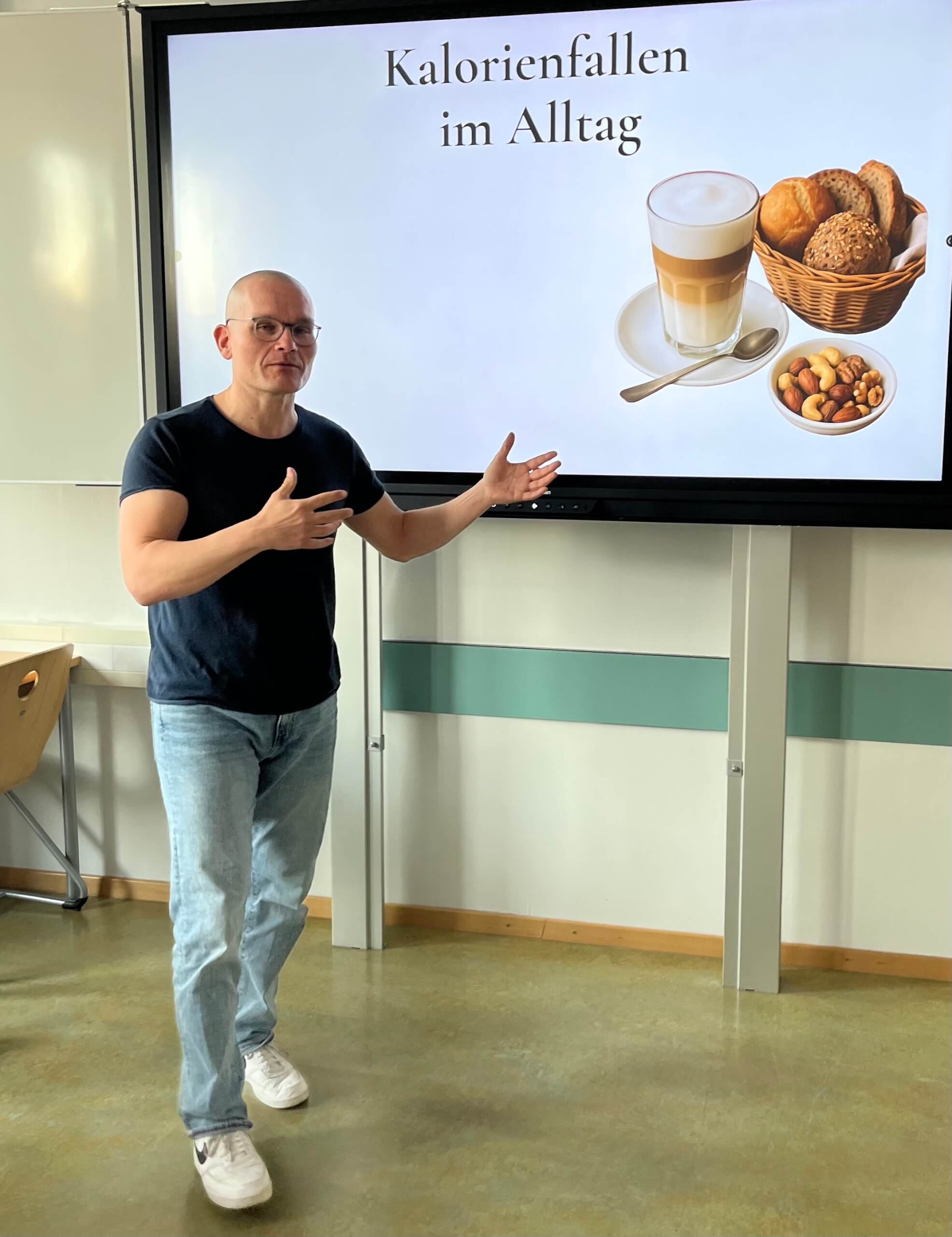 Oliver Haas heute bei einem Vortrag