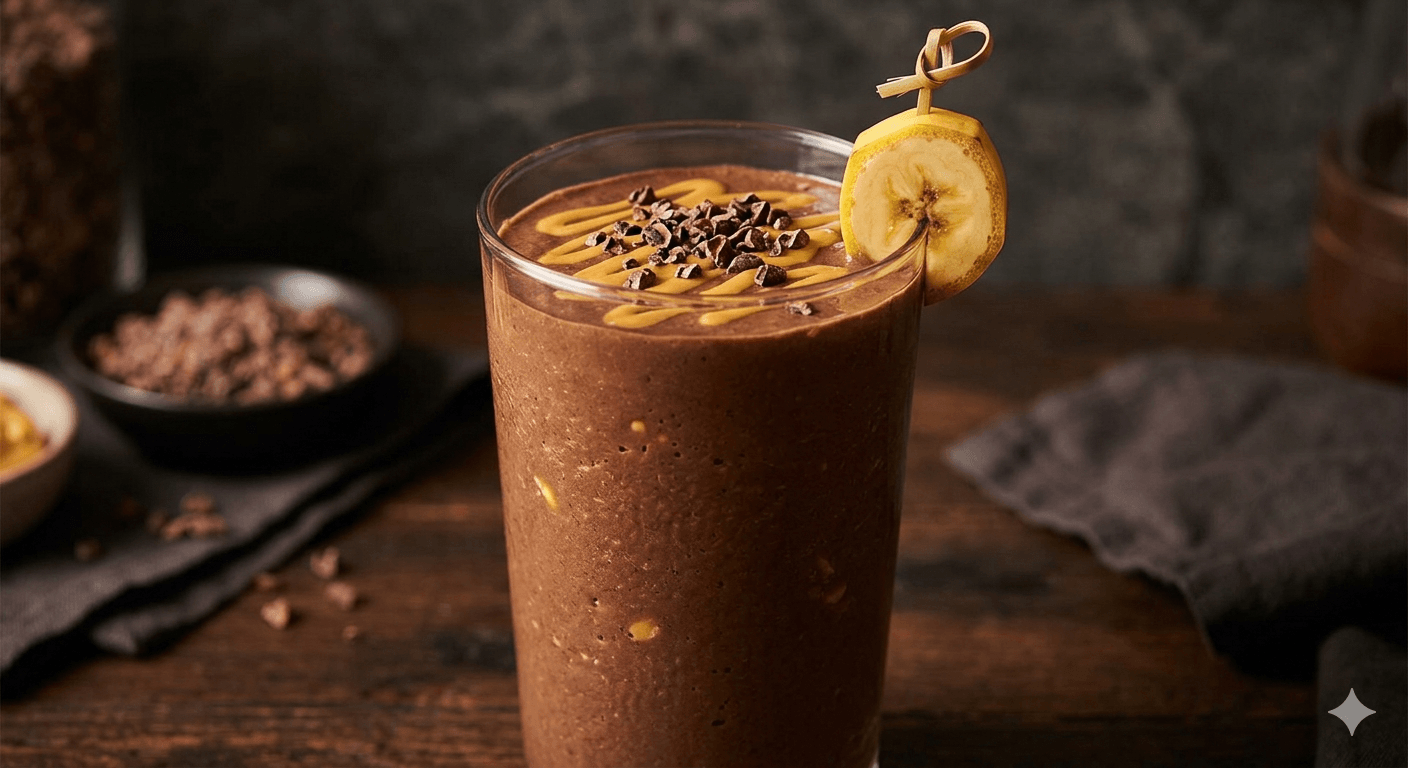 Schoko-Erdnuss-Shake