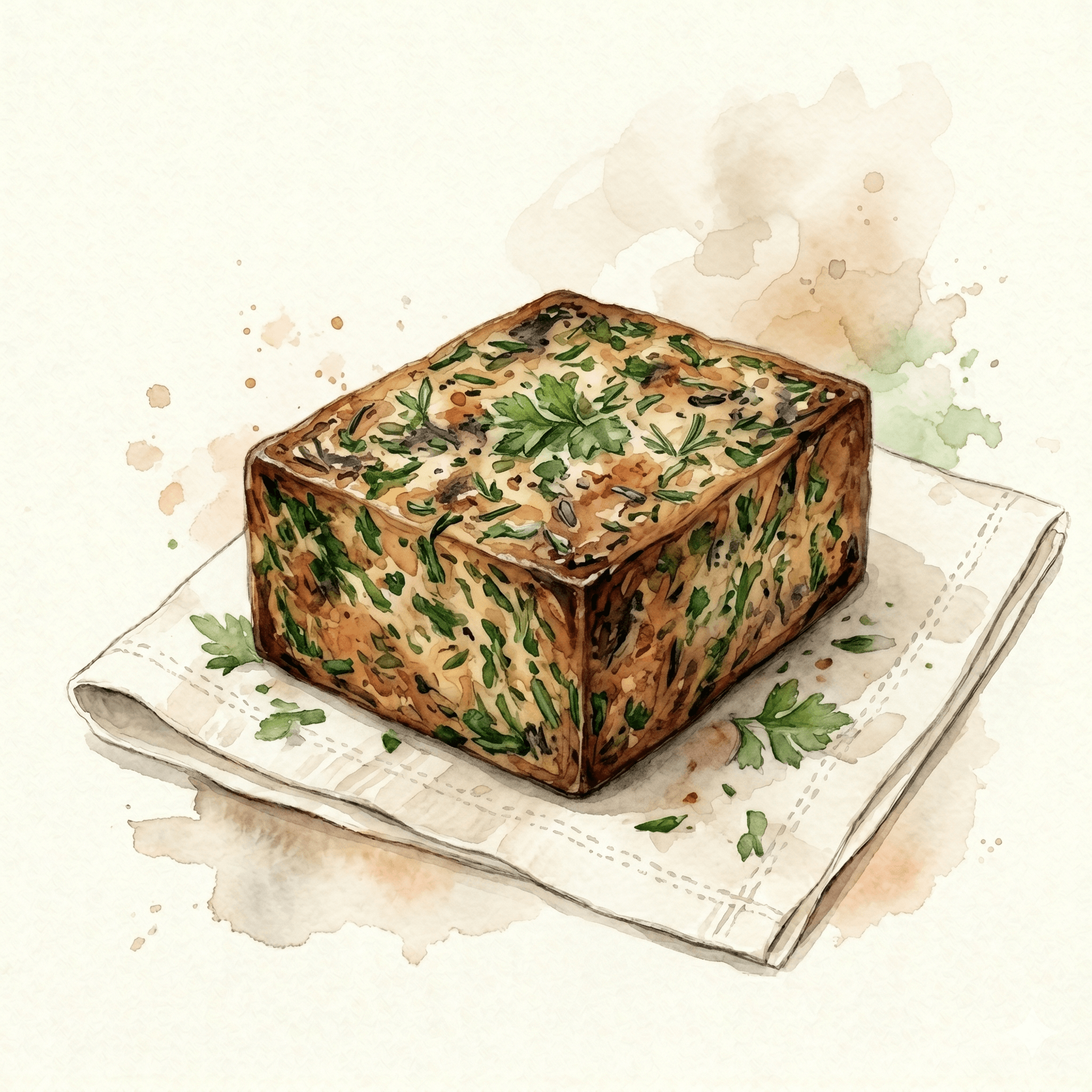 Marinierter Tofu / Kräutertofu