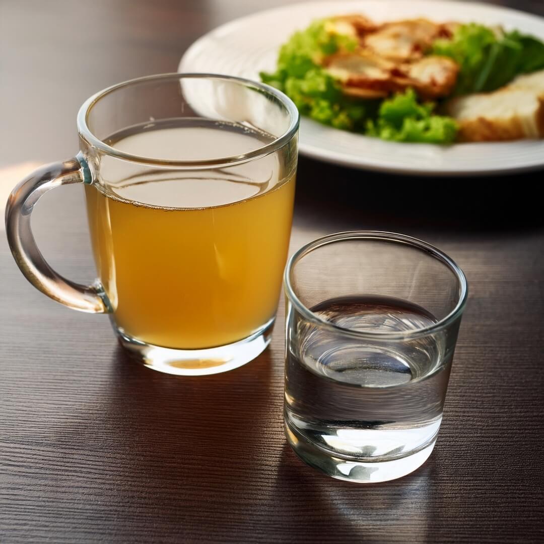 100 ml Fermentgetränk vor dem Mittagessen – alltagstauglich