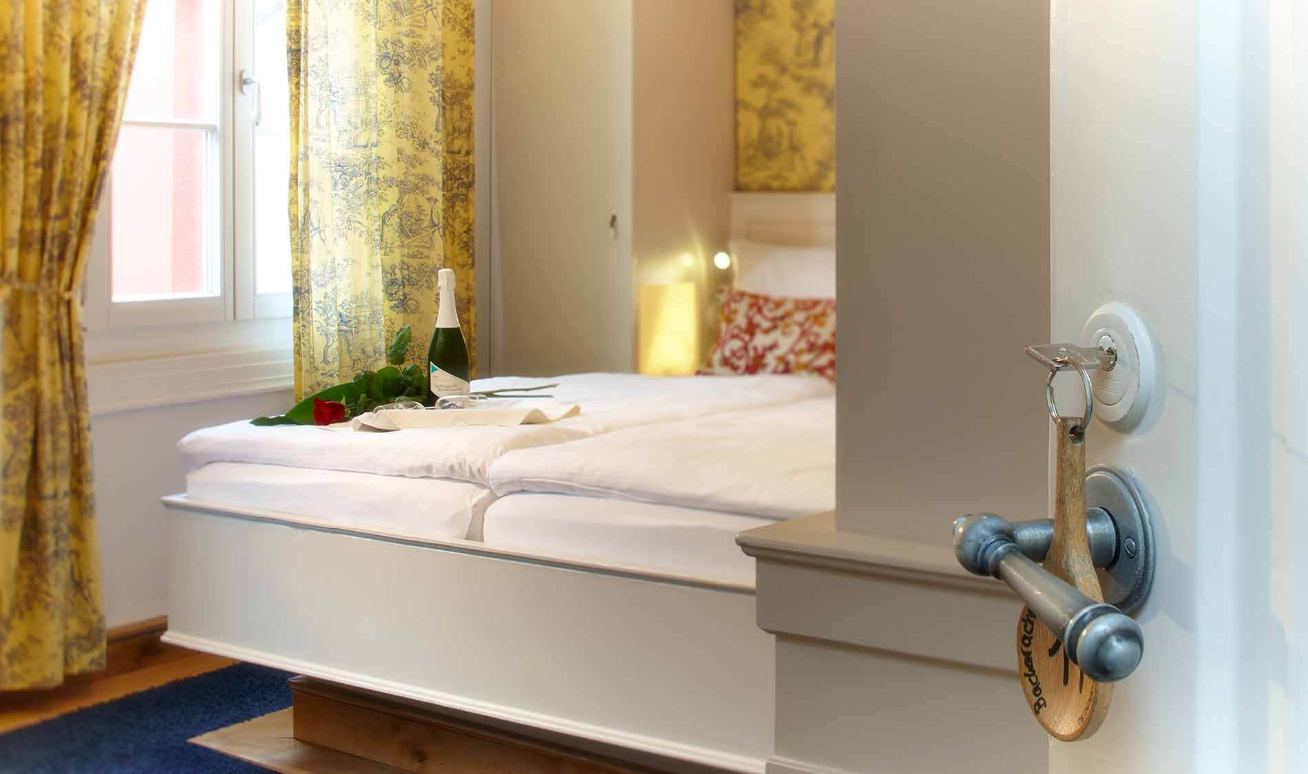 Zimmer mit Stadtblick Rheinhotel Bacharach