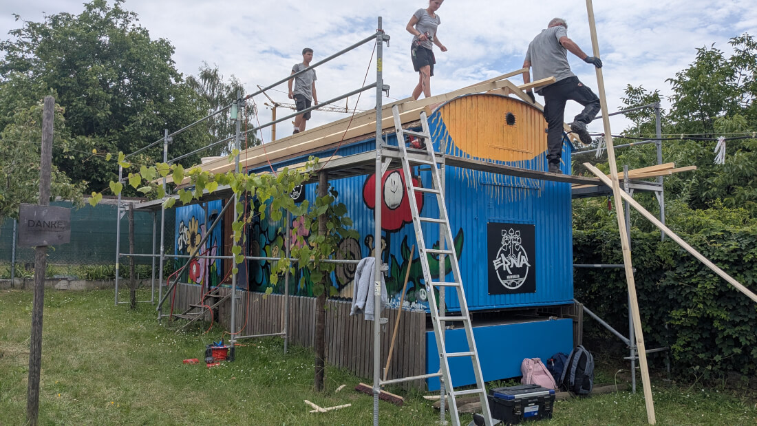 Bauwagendach in Marktheidenfeld renoviert