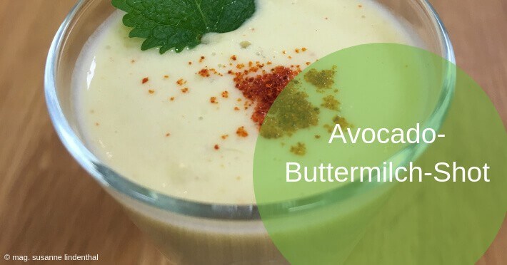Avocado-Buttermilch-Shot