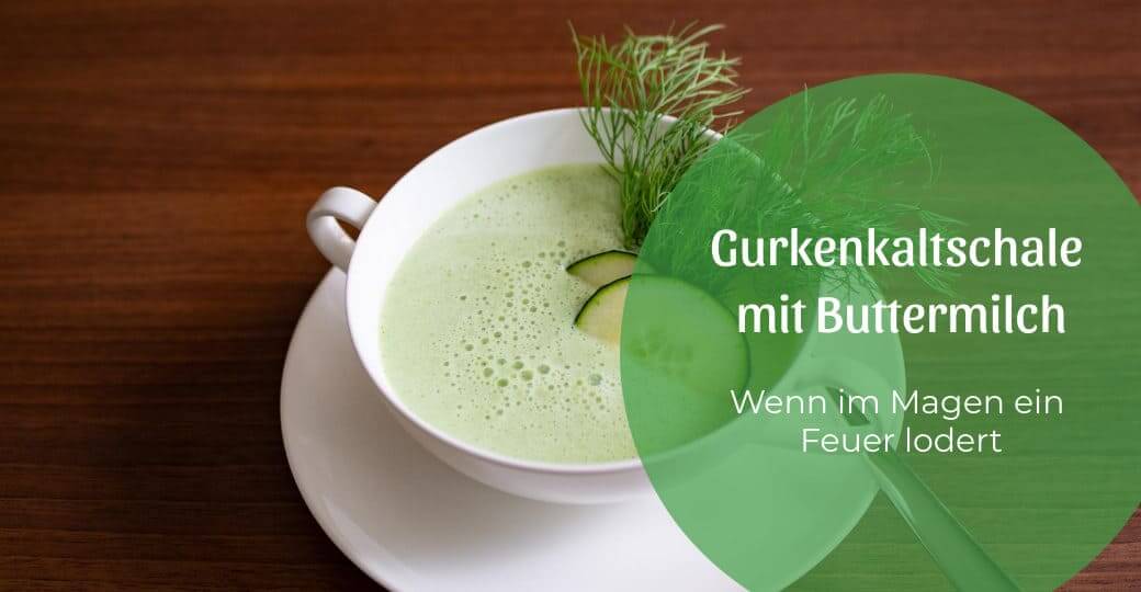 Gurkenkaltschale mit Buttermilch