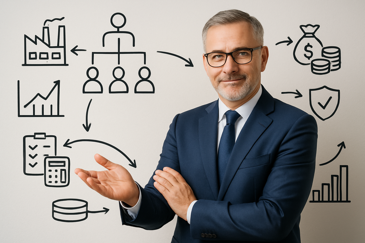 Wie kann ich verschiedene wirtschaftliche Aktivitäten in meinem Unternehmen organisieren?