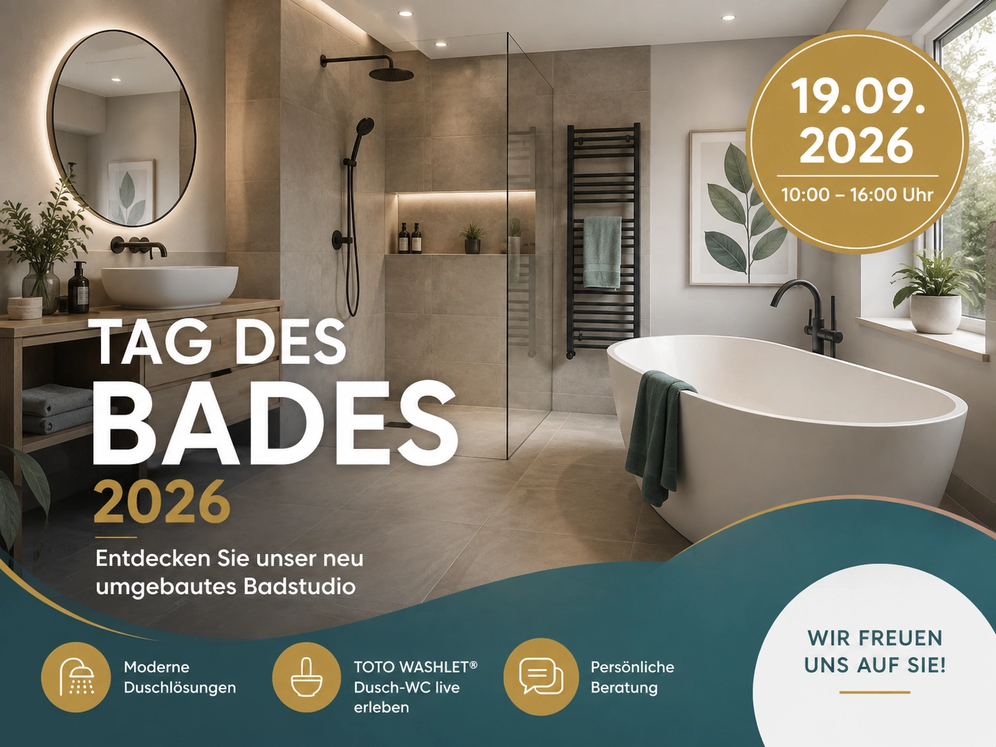 Tag des Bades 2026 bei Elotherm: Entdecken Sie unser neu gestaltetes Badstudio