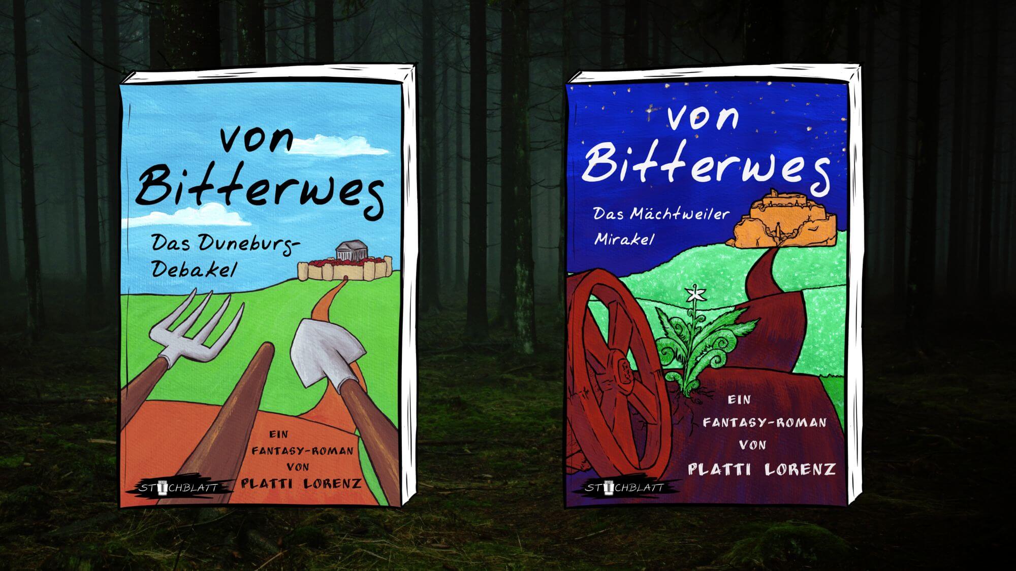 von Bitterweg Buch 1 und 2 von Platti Lorenz