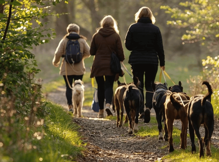 Lernspaziergänge für Menschen und ihre Hunde 