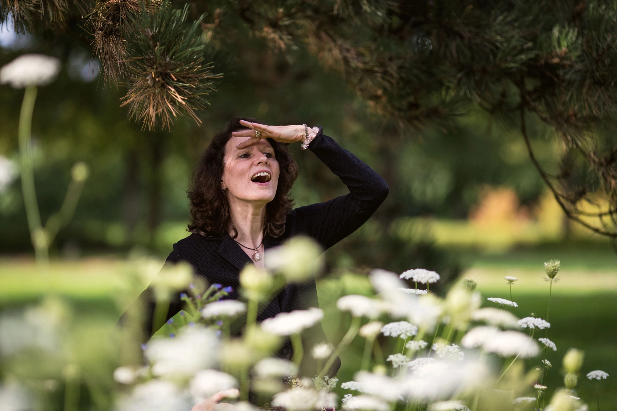Ute Wellmann in der Natur