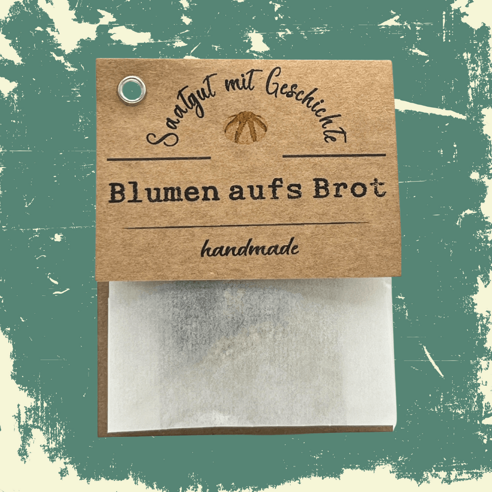Foto von Set Blumen aufs Brot