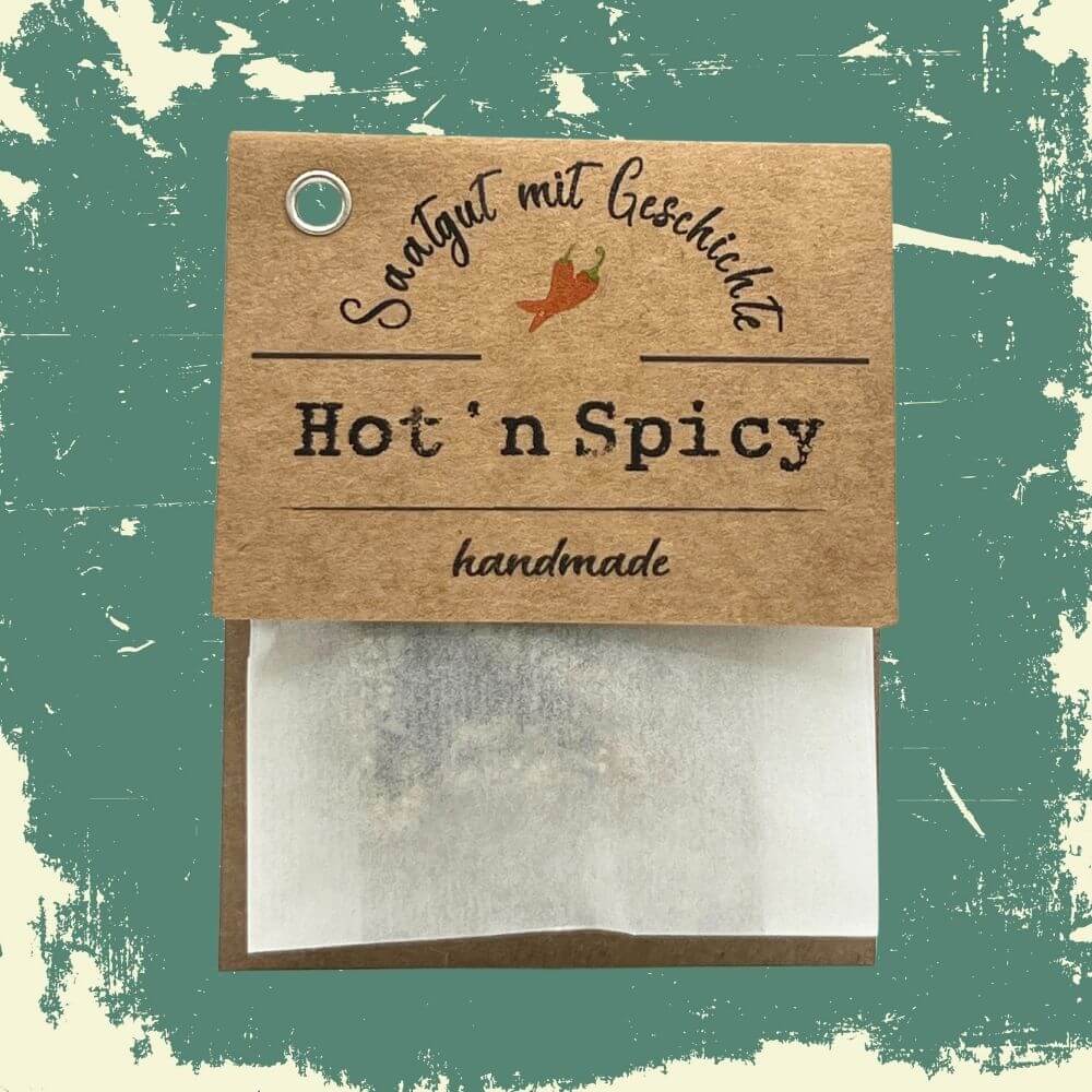 Foto des bloomie Hot‘n Spicy-Sets mit Anzuchtinfos