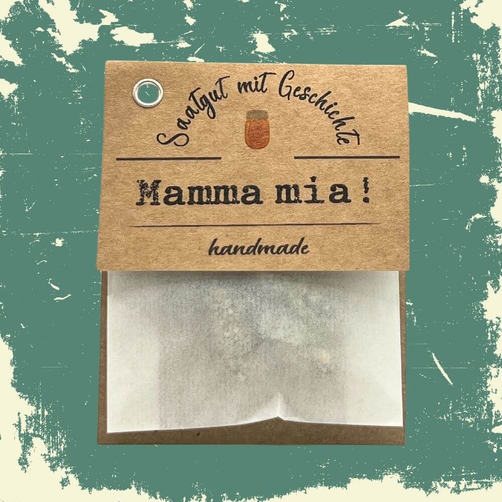 Foto des bloomie Mamma Mia-Sets mit Anzuchtinfos