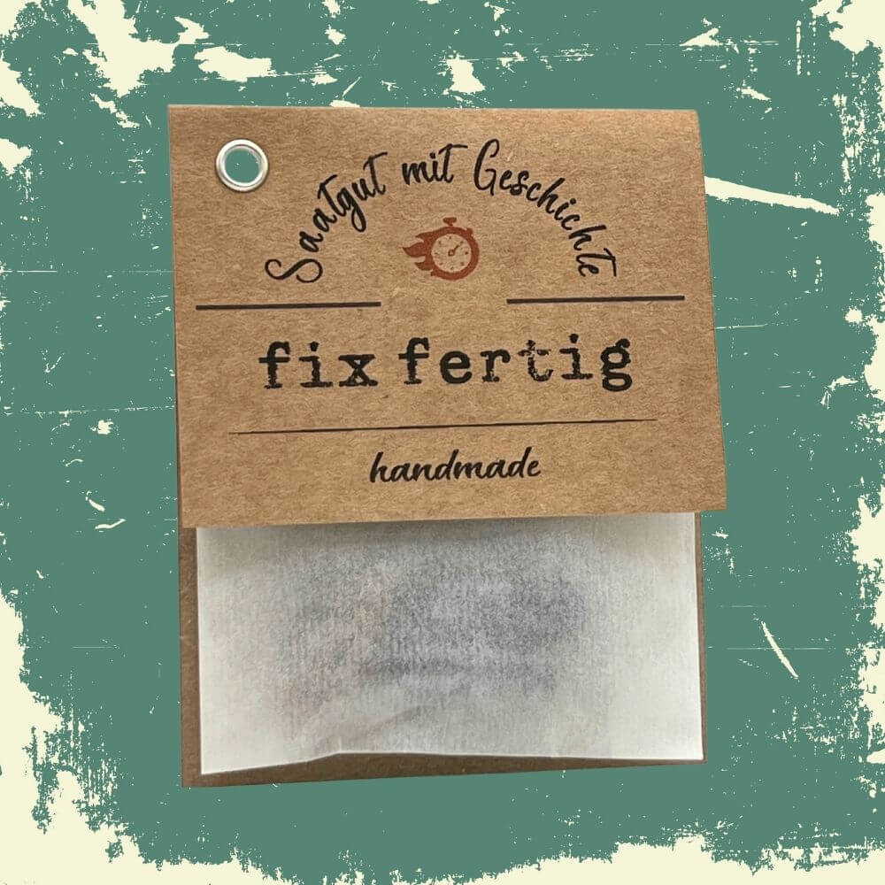 Foto des bloomie fix und fertig-Sets mit Anzuchtinfos