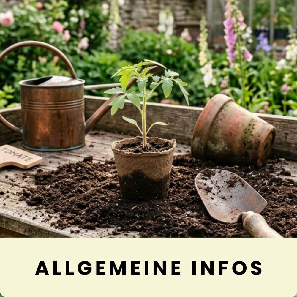 Foto von einem Anzuchttisch mit 5 bunten Steichhölzern