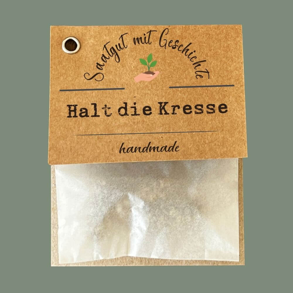 Dreierlei Halt die Kresse