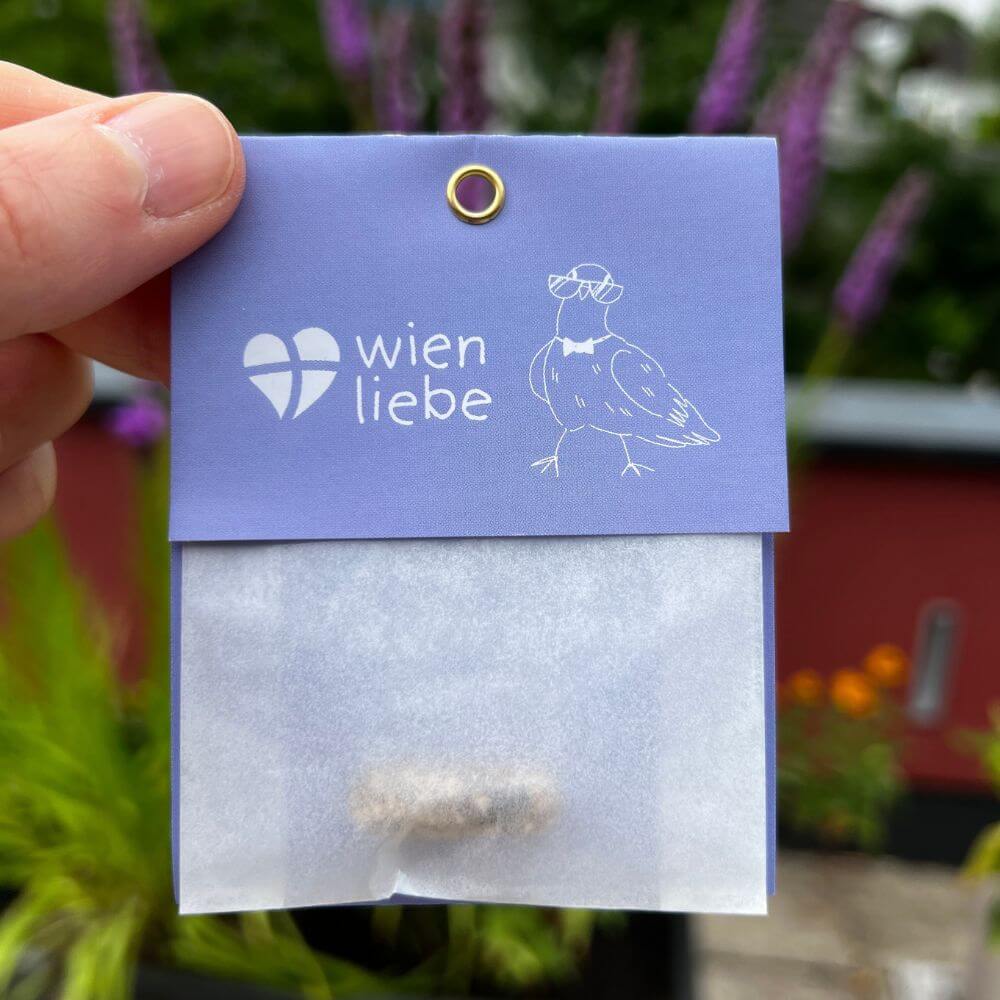 Saatkapsel Give-Away der Stadt Wien