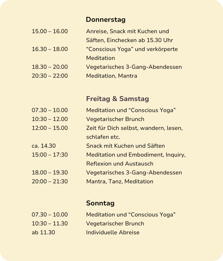 Zeitplan Retreat 4 Tage 728 x 850 px