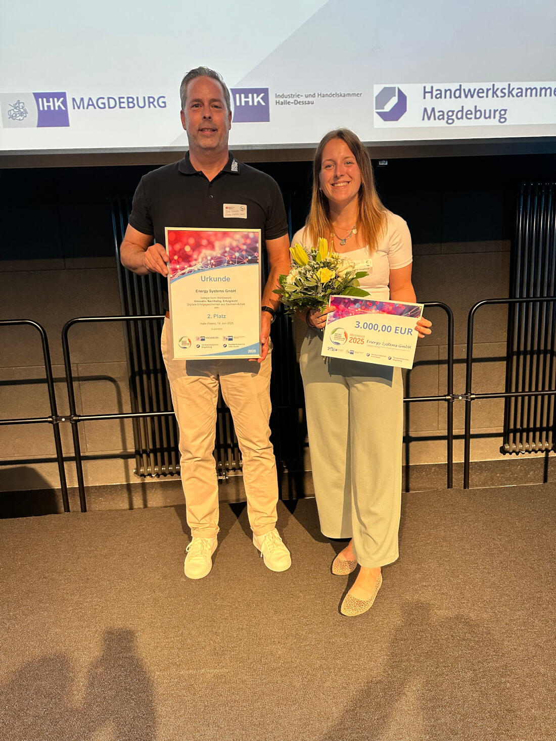 Energy Systems gewinnt den 2. Preis bei den digitalen Erfolgsgeschichten Sachsen-Anhalt 