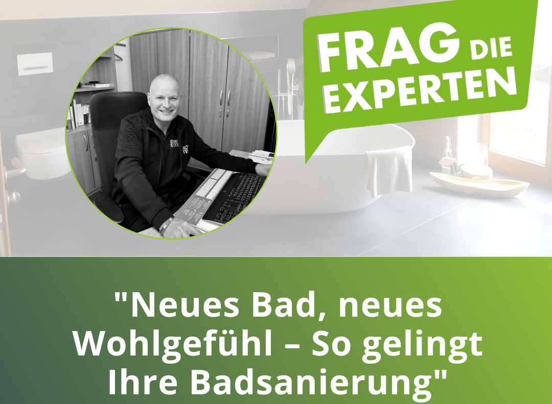 Frag die Experten – Themenabend Badsanierung am 24.09. bei Energy Systems