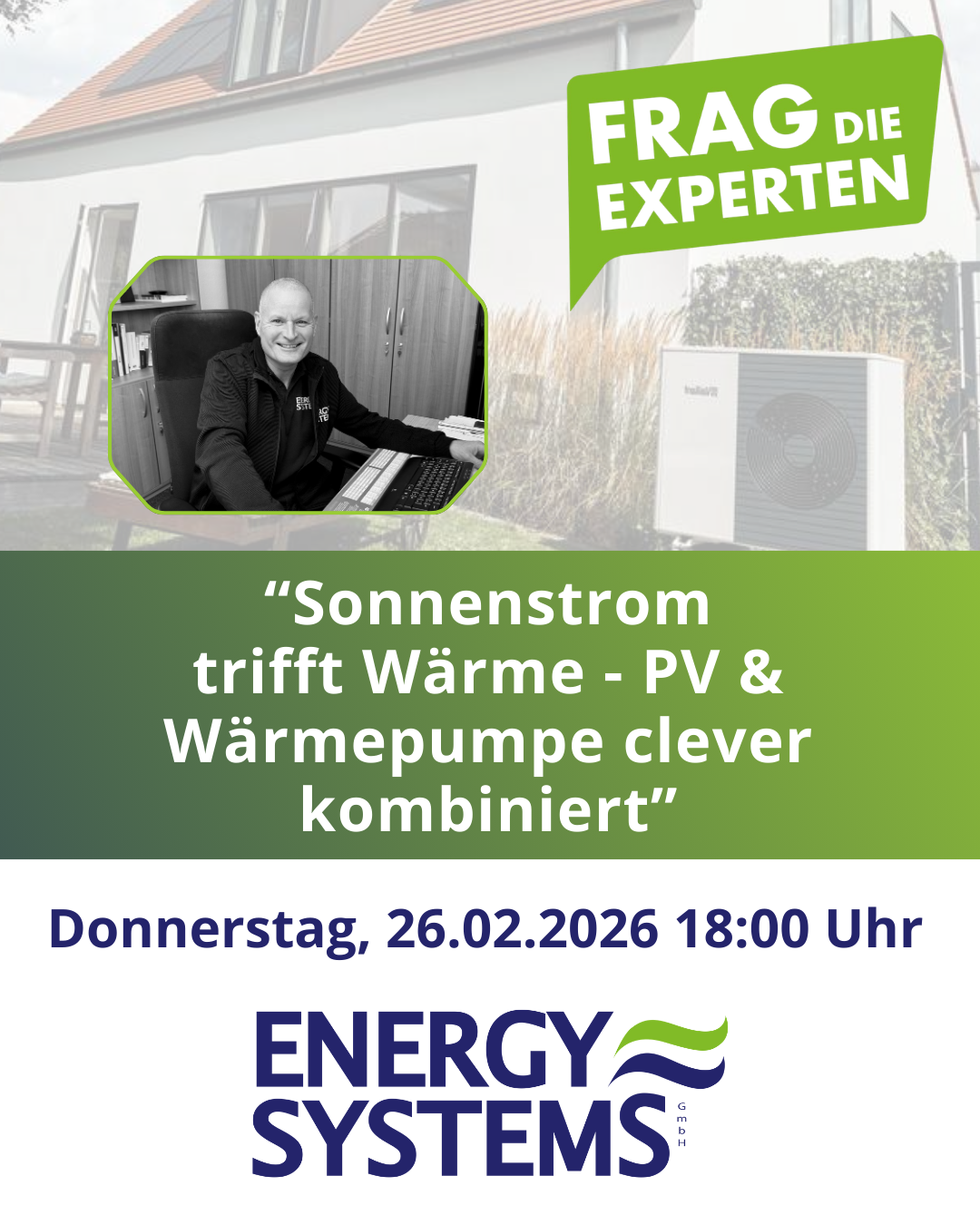 Sonnenstrom trifft Wärme – Dein Infoabend am 26.02.2026 bei Energy Systems (Kopie)