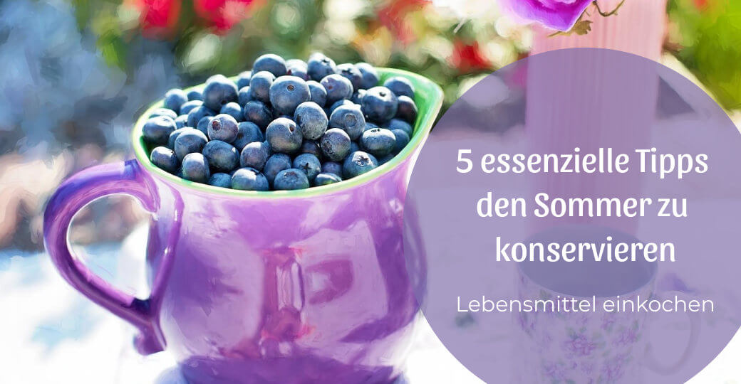 5 essenzielle Tipps den Sommer zu konservieren – Lebensmittel einkochen
