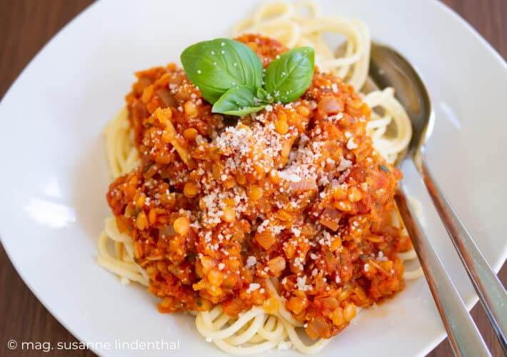 20230214 Spaghetti mit Linsenbolognese