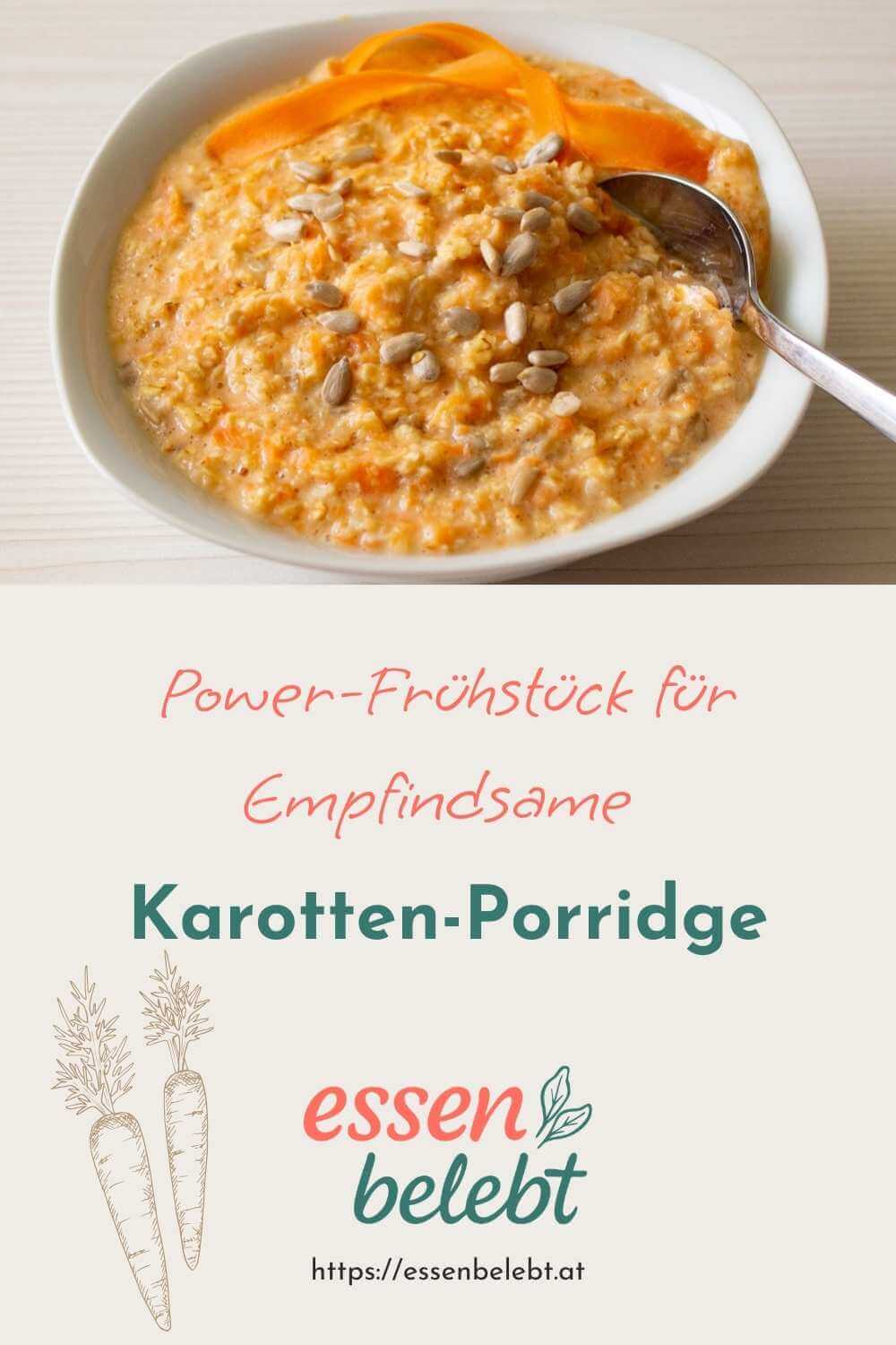 Karotten-Porridge, ein Power-Frühstück