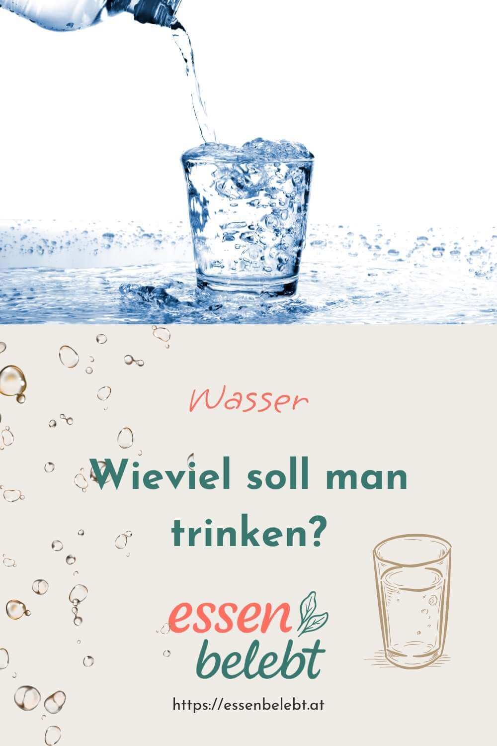 Wieviel Wasser soll man trinken?