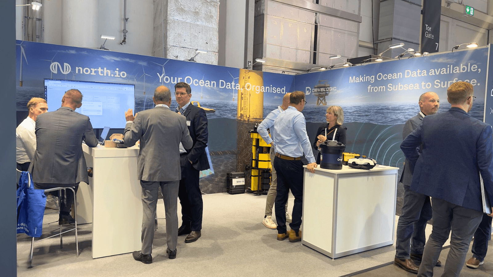 Traffic at north.io Stand WindEnergy 2024 HH