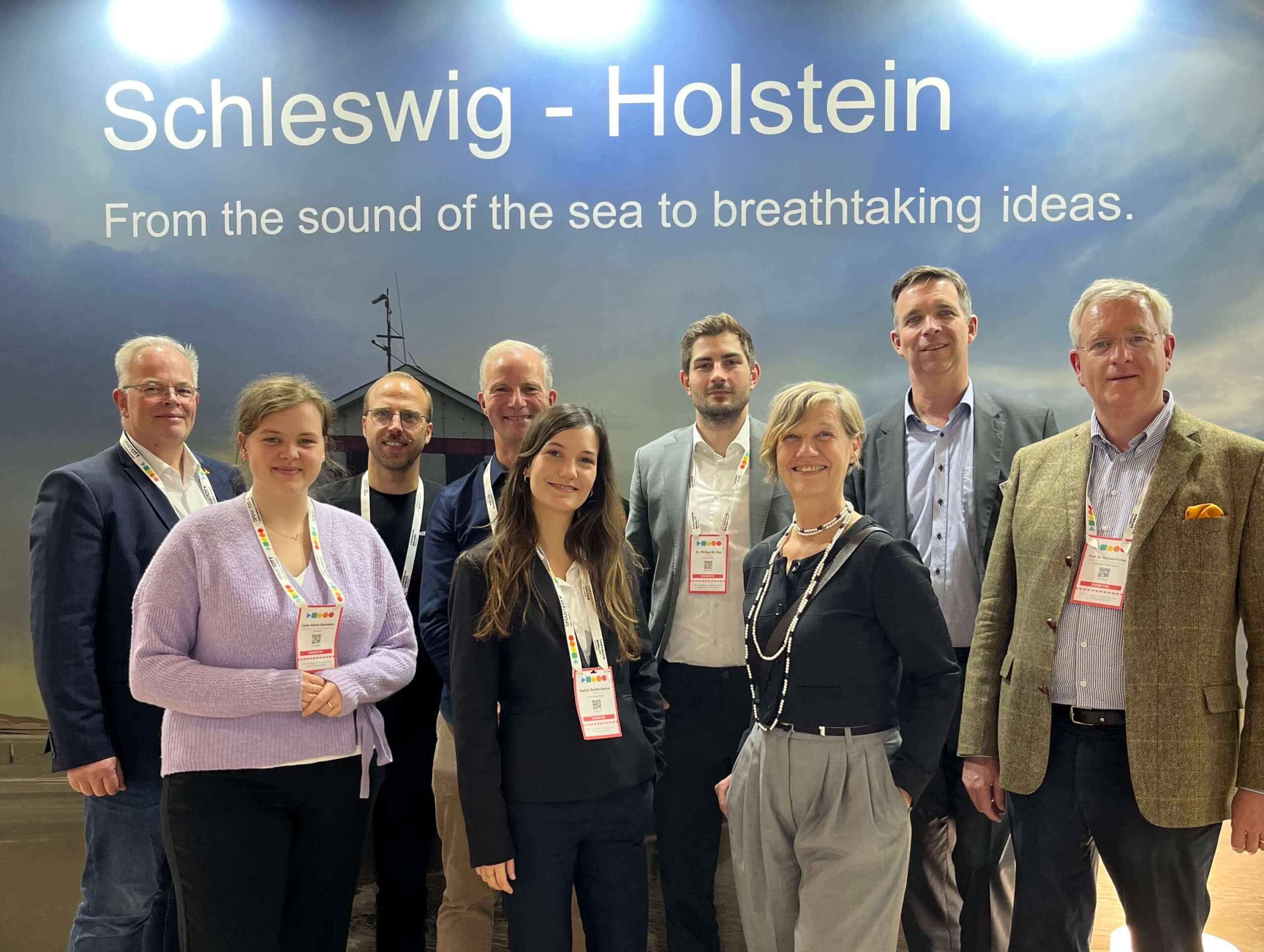 Schleswig Holstein Team Booth Smart City Expo 2023