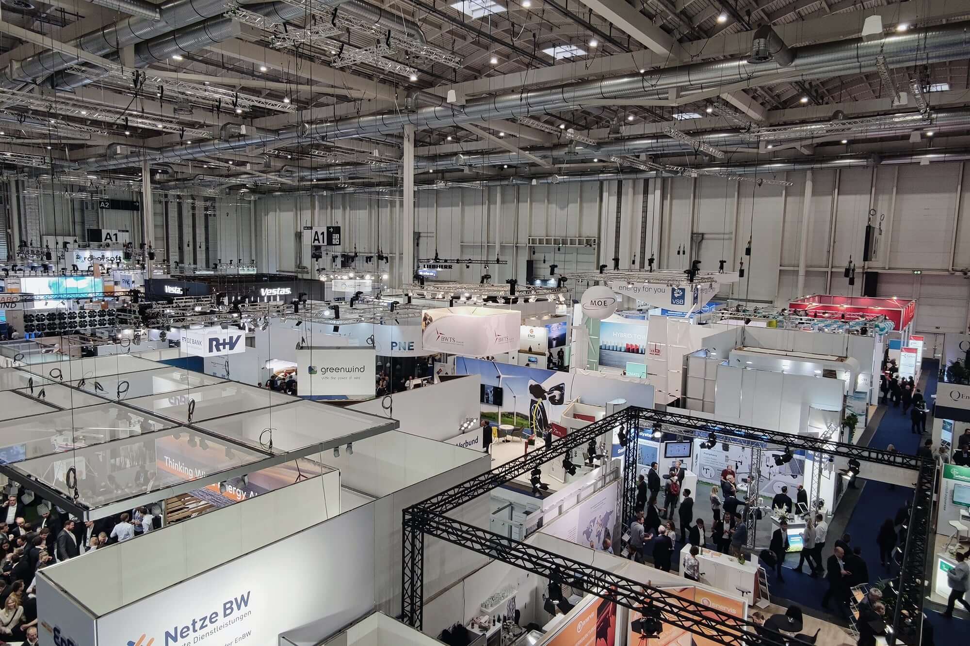 WindEnergy 2022 Booths Aerial