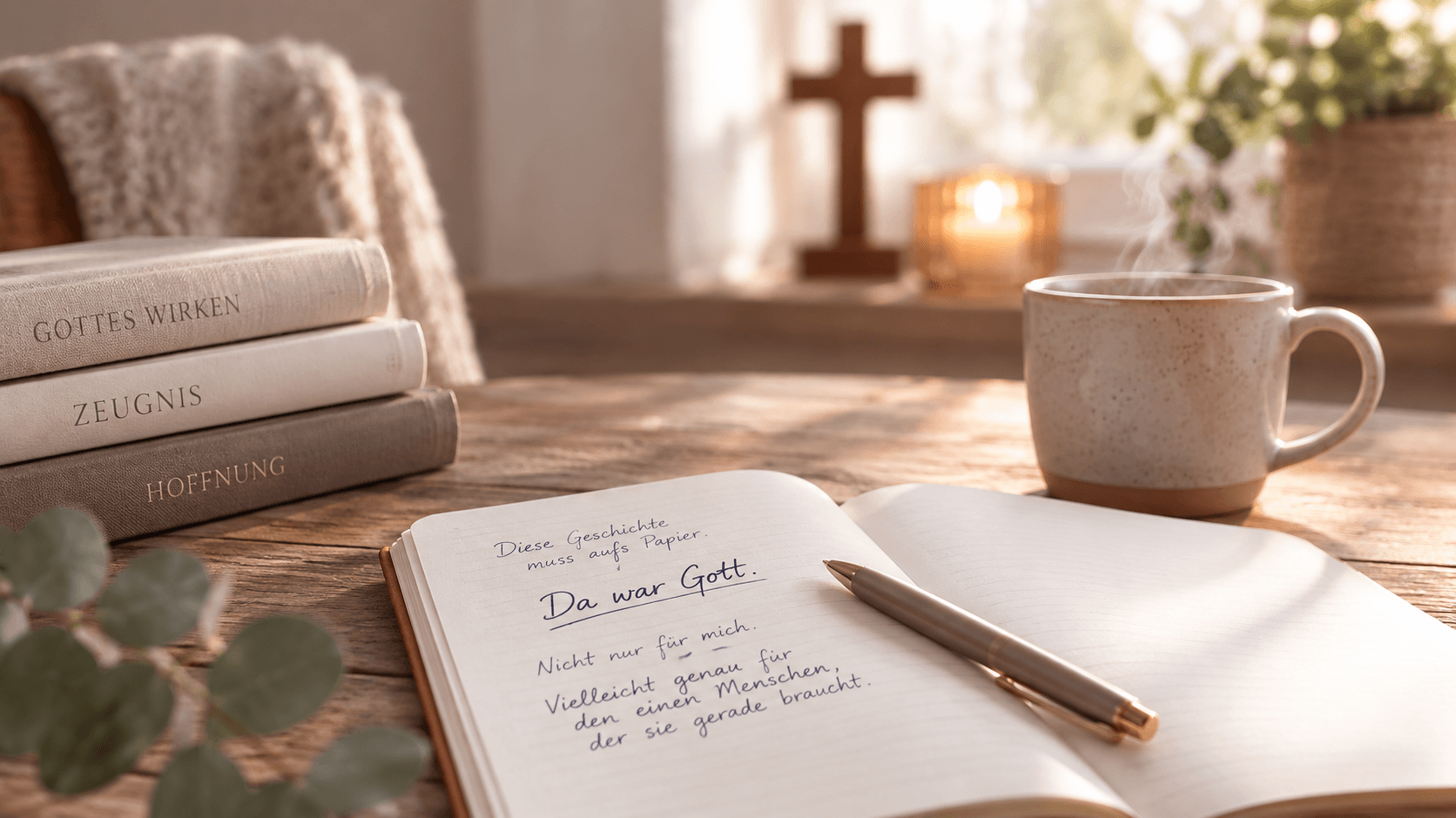 Deine Geschichte mit Gott aufschreiben: Wie daraus ein Buch wird