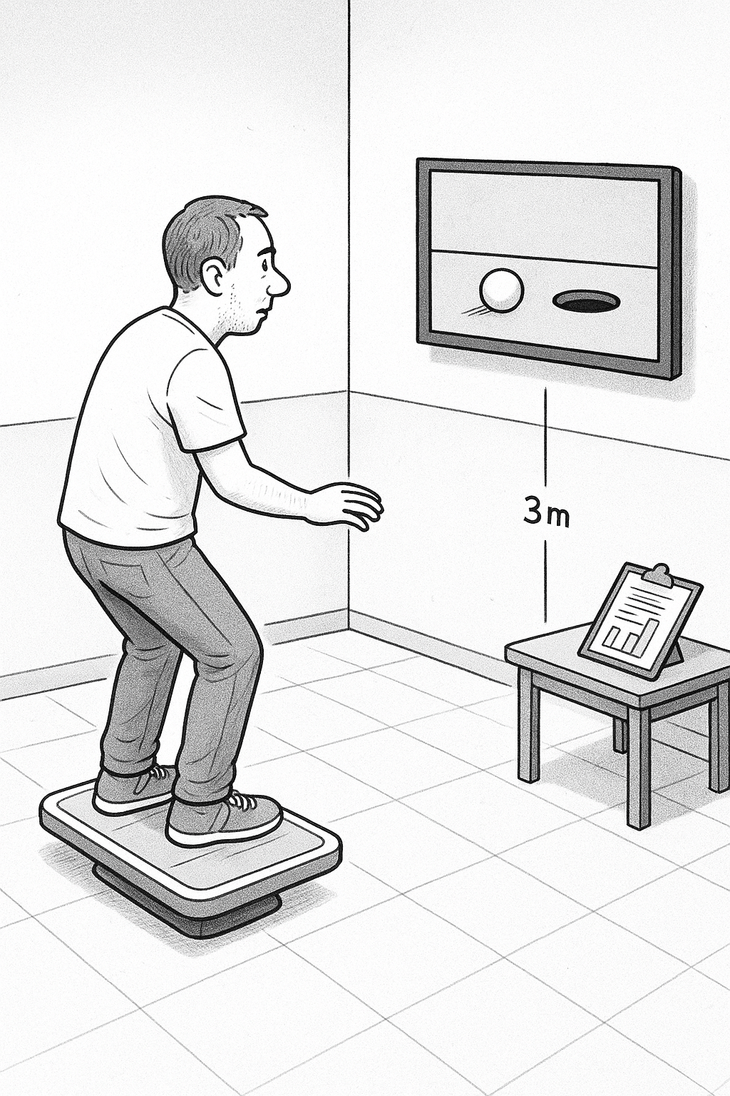 Sensible Füße, fester Stand mit virtuellem Brett