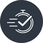 Icon Kurze Bauzeit